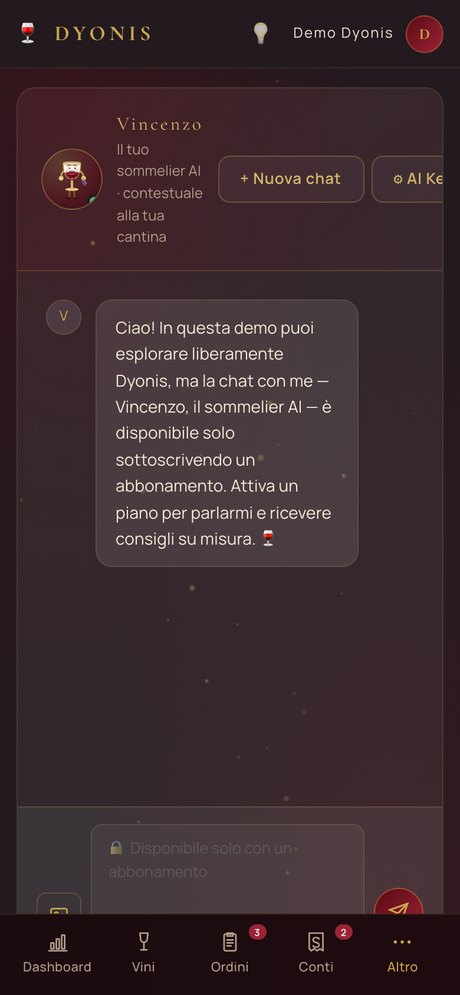 Vincenzo, il sommelier AI